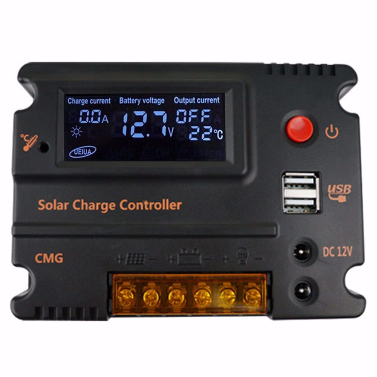 Monsing 20A Solar Charge Controller Solar Panel Battery Controller 12V/24V PWM Auto Paremeter Adjustable LCD Display Solar Panel Battery Regulator with Dual USB Load ON/Off Hours Timer Setting Monsing 20A Solar Charge Controller Solar Panel Battery Controller 12V/24V PWM Auto Paremeter Adjustable LCD Display Solar Panel Battery Regulator with Dual USB Load ON/Off Hours Timer Setting