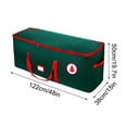 thumbnail image 3 of Christmas Tree Storage Bag, Extra Large Artificial Tree Storage Container, Tree Holder Bag, Wear-Resistant 600D Oxford Fabric, Lightweight, Reinforced Thick Handles, Card Slot 48x19x15 inch, 3 of 8