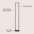 thumbnail image 4 of JONATHAN Y Ivan 59.3" Minimalist Modern Iron Ladder Dimmable Integrated LED Floor Lamp, Black, JYL1709A, 4 of 7