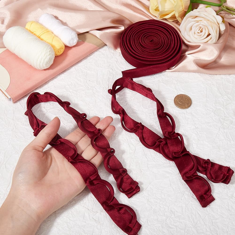 wedding dress corset back kit Adjustable Corset Kit Bridal Dress Zipper Replacement Polyester Lace-up Loops Ribbons Ties Fit Satin Corset Back Kit for DIY womens-shoes Laceéis Corset Kits are Size:7 kids Chain Strap Belted Bustier Adjustable corset