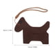 thumbnail image 4 of GOOHOCHY Dispensador portátil de bolsas de caca para perros, contenedor de bolsa de basura de fieltro de simulación con rollo de bolsa de basura para mascotas, suministros al aire libre (marrón), 4 of 7