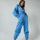 thumbnail image 5 of Conjunto de Mono de para Mujer, Sudadera con Capucha y Cintura Alta Azul L, 5 of 7