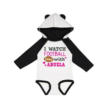 

Inktastic I Watch Football with My Abuela Gift Baby Girl Long Sleeve Bodysuit
