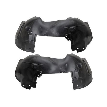 Front Fender Liner Set 2 Piece - Compatible with 2007 - 2014 Chevy Suburban 1500 2008 2009 2010 2011 2012 2013