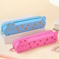 thumbnail image 4 of Goohae Pencil Case Box Under $5, Pencil Case Pouch Soft Cat-Shaped Pen Case Shockproof for Students, Desktop Organizing Blue, 4 of 8