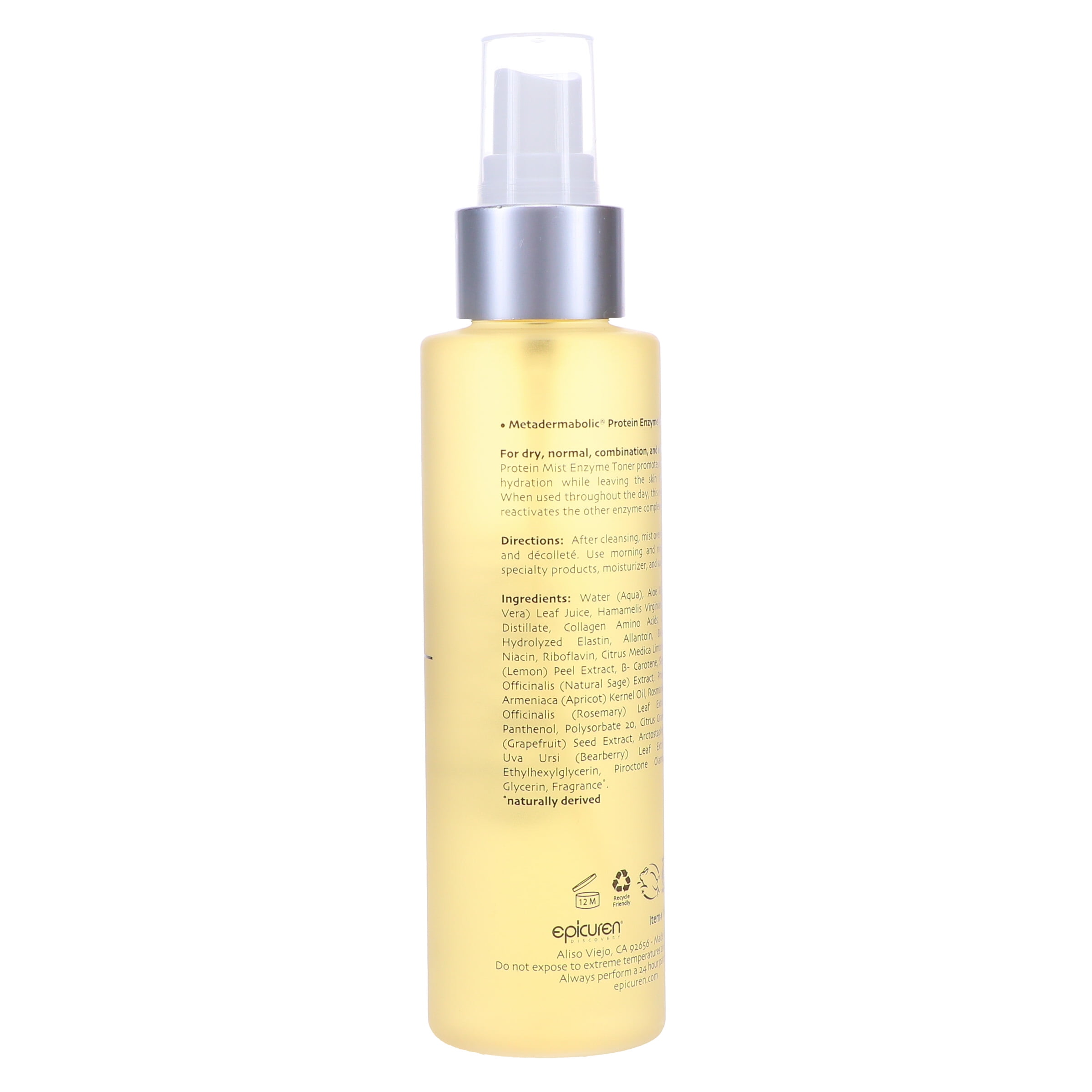 Epicuren Protein Mist Enzyme Protein Toner - 4oz