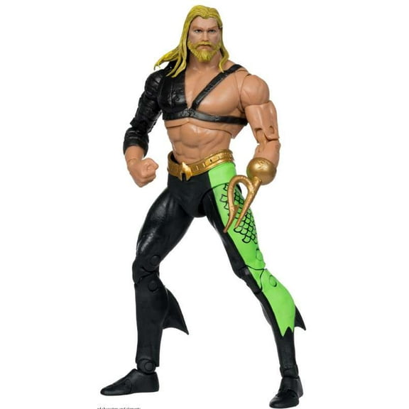 McFarlane Toys Collectible Aquaman Action Figure, Plastic DC MULTIVERSE, 7"H, 4 Count