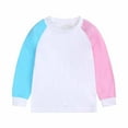 thumbnail image 4 of FAIWAD Kids Girls Boys 2 Piece Sweatsuit Kids Color Block Sweatshirt and Pants Fall Winter Casual Set, 4 of 7