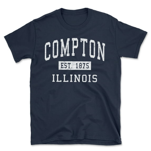 Compton Illinois Classic Established Men's Cotton T-Shirt