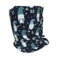 thumbnail image 2 of Yiaed Christmas Gnome blue Print Multifunction Beanie Hats for Women Men Slouchy Knit Beanie Hat Winter Hat Scarf Stretch Skull Cap, 2 of 8
