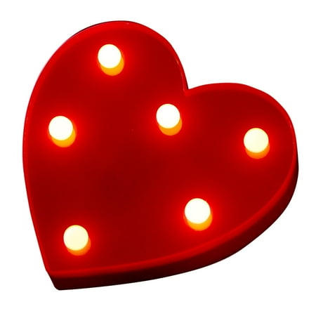 

Kaacd LED Letter Lights Light Up Plastic Letters Standing Hanging Warm Wihte Light