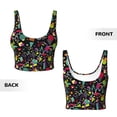 thumbnail image 5 of Picia Colorful Geometric Figures Sports Bra for Women,Padded Strappy Sports Bras Medium Support Yoga Bra with Removable Cups,Running Yoga Bra-XX-Large, 5 of 9
