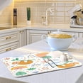 thumbnail image 6 of FREEAMG Dish Drying Mat Cartoon Sloth Absorbent Dry Mats for Dishes Draining Pad for Kitchen Countertop 18" x 24", 6 of 7