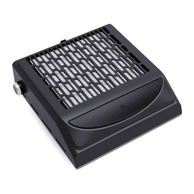 lionlar 100W Eletric Nail Dust Cleaner Acrylic Nails Dust Extractor Adjustable Speed black