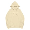 thumbnail image 4 of Resicozy Oversized Hoodies for Women 2025 Cute Hoodie Plus Size Plain Basic Soft Sweatshirts Tops Fall Winter Trendy Tops with Pockets Khaki M, 4 of 5