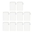 thumbnail image 1 of DOLITY 10 Pcs Sac en Maille Zippé Sac d'Isolation 15x20cm Blanc, 1 of 9