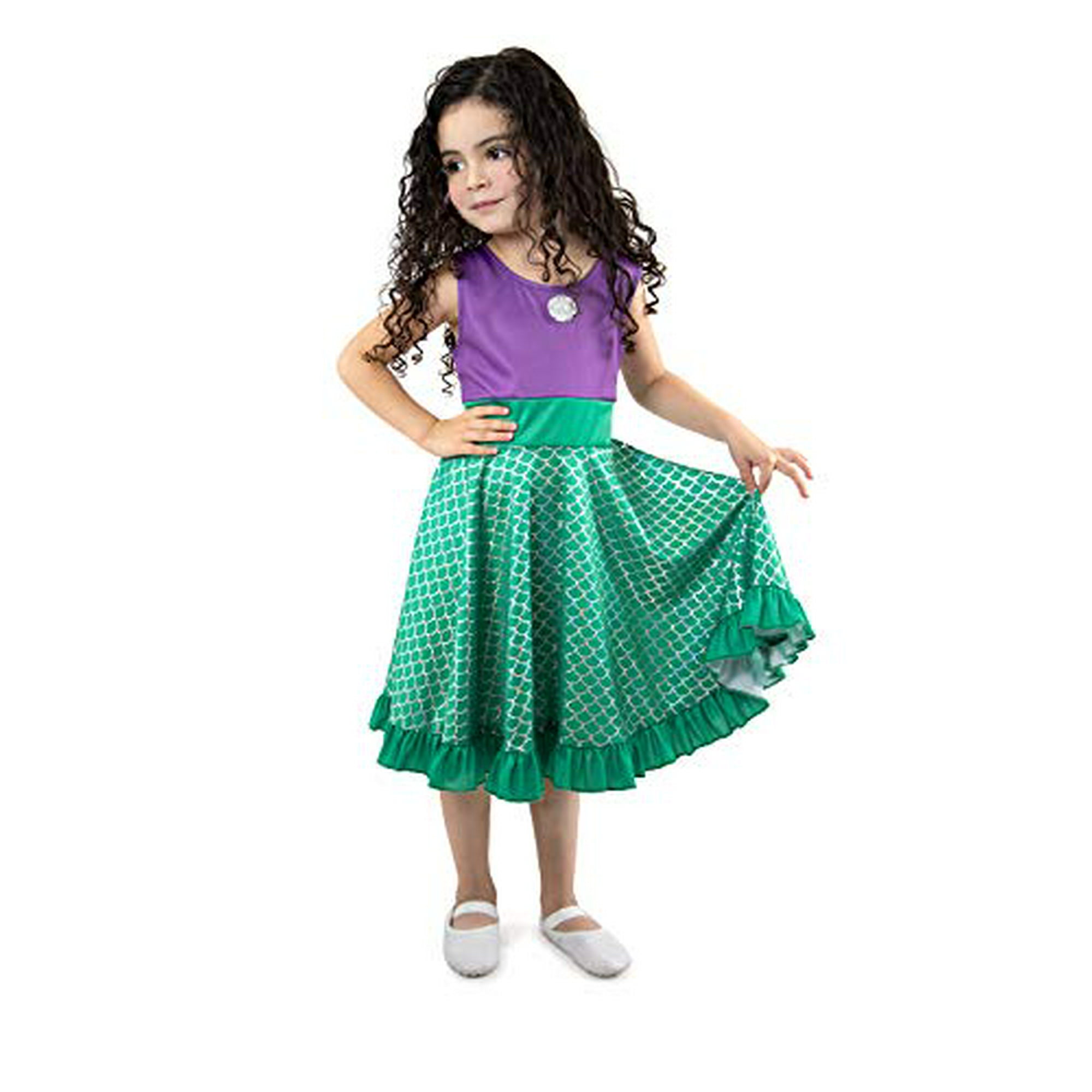Little Adventures Mermaid Princess Twirl Dress (X-Large Size 10) Purple |  Walmart Canada