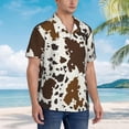 thumbnail image 4 of Mens Casual Hawaiian Shirts Short Sleeve Button Down Beach Shirts Shirts, 4 of 8