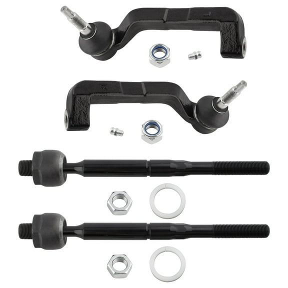 BOXI 4pcs Front and Inner Outer Tie Rod Ends Fit for Chrysler 300 2005-2010 / for Dodge Charger 2007-2010/Magnum 2005-2008 - FIT AWD Models ONLY | ES800431 ES800430 EV800432