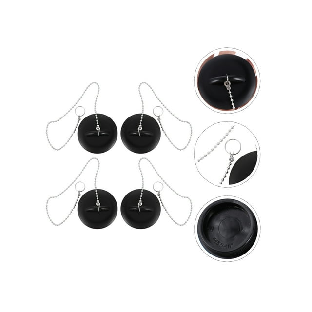 4Pcs Plugs Convenient Durable Sink Stoppers Sewer Water Plug for Bathroom Kitchen