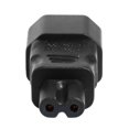 thumbnail image 3 of HUGFEGWE IEC 320 C14 Socket to C7 Plug AC Power Converter Connectors Adapter CJ25311-7945, 3 of 8