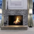thumbnail image 4 of 20 Sheets Peel and Stick Backsplash for Kitchen, Gray-Gold Stone with Metal Silver Look Stick on Tile Upgrade Your Kitchen Backsplash, RV, Fireplace, 4 of 5