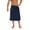 Dark Blue, variant on Men's Sauna Kilt with Pocket, Men's Sauna Towel with Practical Pocket, Wearable Bath Towel for Men, Adjustable Sauna Towel, Shower Towel with Elastic Waistband and Nylon Fastener Tapes
