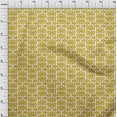 thumbnail image 4 of oneOone Cotton Flex Lime Green Fabric Geometric Craft Projects Decor Fabric Printed By The Yard 40 Inch Wide, 4 of 5