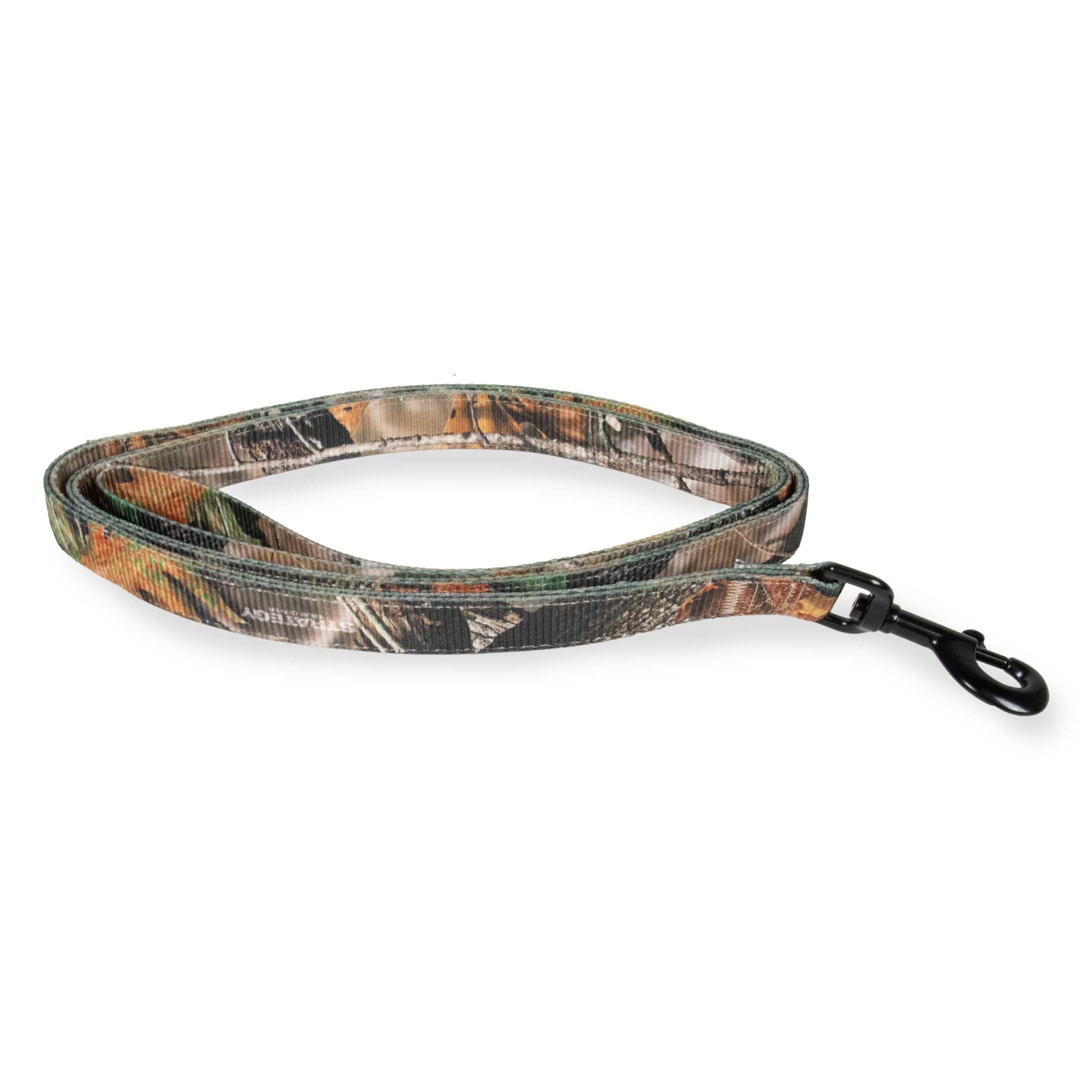 Vibrant Life Camo Print Fashion Dog Collar, Metal Buckle, with 5ft Camo Print Lwash,  Brown, Large