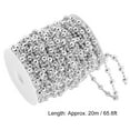 thumbnail image 3 of 20m Faux Pearl Bead String, Lightweight Flexible for Christmas Tree, Wedding, DIY Decoration, 3 of 8