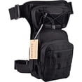 thumbnail image 1 of Bolsa para pierna, bolsa táctica militar para muslo, bolsa multifunción Molle para senderismo, acampada, escalada, viajes, motocicleta, ciclismo, caza, negro, 1 of 5