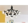 thumbnail image 4 of 52702BKCLR Kichler Lighting Silvarious - 16 Light Chandelier-26 Inches Tall and 38 Inches Wide-Black Finish-Clear Glass Color, 4 of 10