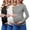 Black/White/Grey, variant on Weardear 3 Pack Maternity Shirts Ruched Side Long Sleeve Pregnancy Basic T-Shirt Casual Round Neck Pregnant Tops