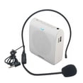 thumbnail image 1 of Portable Microphone Loud Speaker Mini Voice Amplifier With USB TF Card FM Radio For Teacher Tour Guide K100 ,Comfortable and Portable, 1 of 7