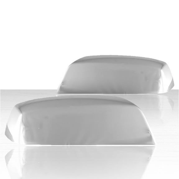 Upper Replacement Mirror Cover Set for 2014-2018 Chevy Silverado - Chrome