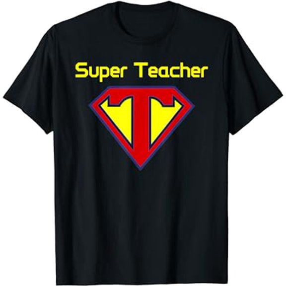 Superteacher Superhero Funny Teacher T-shirt
