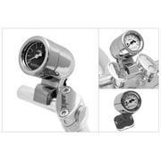 Baron Custom Accessories BA-7573-00 compatible with Mini-Bullet Tachometer with 1in. Bar Mount - White Face
