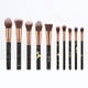 thumbnail image 5 of Kit de 10 brochas de maquillaje marmoladas con soporte, brocha portátil para maquillaje, brocha para polvos y rubor (negro, T-10-193), 5 of 5