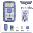 thumbnail image 1 of Purple Smart Hua Rong Dao Sliding Puzzle: Educational Logic Game for Kids 3-6, Enhances Cognitive Skills & Hand-Eye Coordination, Durable Plastic, Interactive Early Learning Toy, Wholesale for, 1 of 6