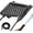 Matte Black, variant on HOPOPRO 10 Inch High Pressure Rain Shower Head, 7 Mode Detachable Handheld Shower Head with Hose 71" Stainless Steel