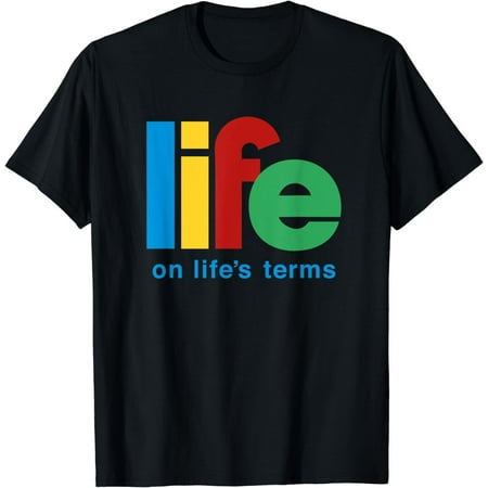 Life On Life s Terms Sobriety Recovery Funny AA NA Gift T-Shirt mens t shirt,black,women,funny,misfits,men,journey