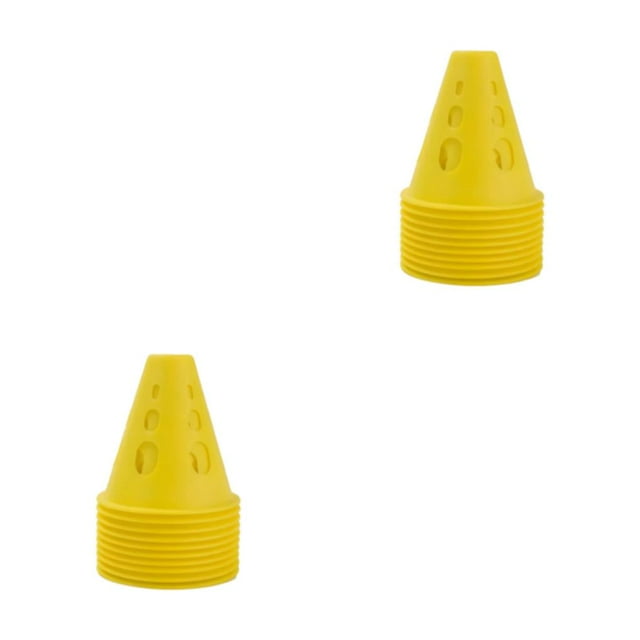 Youkk 10x Roller Skating Pile Bright-Colored Windproof For Quick Set Up And Easy Storage Widely Used yellow 2Set