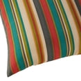 thumbnail image 4 of Greendale Home Fashions 19'' x 12'' Reversible Outdoor Throw Pillow, Set of 2, Sunset Stripe, 4 of 6