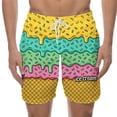 thumbnail image 1 of WILLBEST Pantalones Cortos Casuales para Hombre, para Playa, Natación y Entrenamiento, Diseño Elegante con Cordones y Estampado de Hielo Derretido para Cada Temporada., 1 of 5