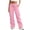 Light Pink, variant on Inleife Women's Sweatpants Cinched Bottom Leisure Time Trendy Pants with Pockets Drawstring Baggy Cargo Sweatpant