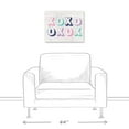 thumbnail image 3 of Creative Products Xoxo 20x16 Canvas Wall Art, 3 of 5