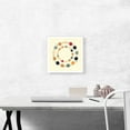 thumbnail image 2 of ARTCANVAS Mid-Century Modern Circular Array of Squares Canvas Art Print - Size: 12" x 12" (1.50" Deep), 2 of 9