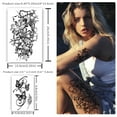 thumbnail image 2 of Yazhiji 40 sheets Waterproof Temporary Tattoos Flowers Rose Butterfly Fake Tattoo Mix Style Lasting Body Art Tattoo Stickers for Women or Girls, 2 of 9