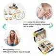 thumbnail image 4 of Frog Travel Portable Jewelry Organizer Box with Earring Holder, Bracelet Holder, and Necklace Organizer for Girls and Women, 4 of 6