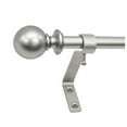 thumbnail image 2 of Montevilla 0.5" Brown Ball Adjustable Cafe Curtain Rod Set, 48"-86", 2 of 4